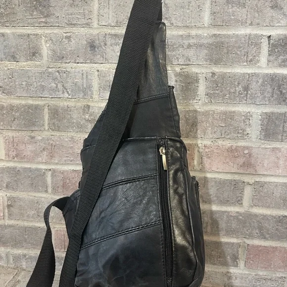 Black Sling Bag - Picture 3 of 10
